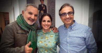 Imagen de Gemma Galgani en un rodaje cinematográfico.