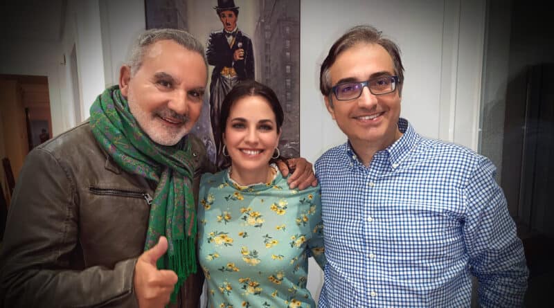 Imagen de Gemma Galgani en un rodaje cinematográfico.