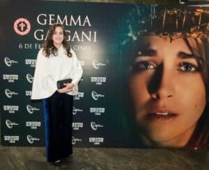 Imagen de Gemma Galgani en la premiere de "La Noche en que el Alma se Hizo Cine".