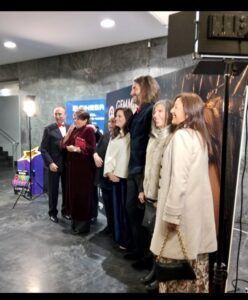 Imagen de personas en evento de pre-estreno de GEMMA GALGANI en Madrid.